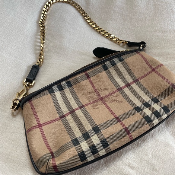 Authentic Burberry wristlet gold hardware chain. So chic & stylish! - Picture 1 of 5